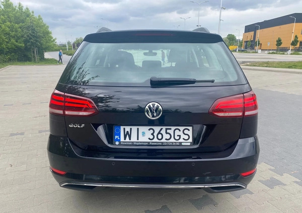 Volkswagen Golf cena 39850 przebieg: 297500, rok produkcji 2018 z Warszawa małe 781